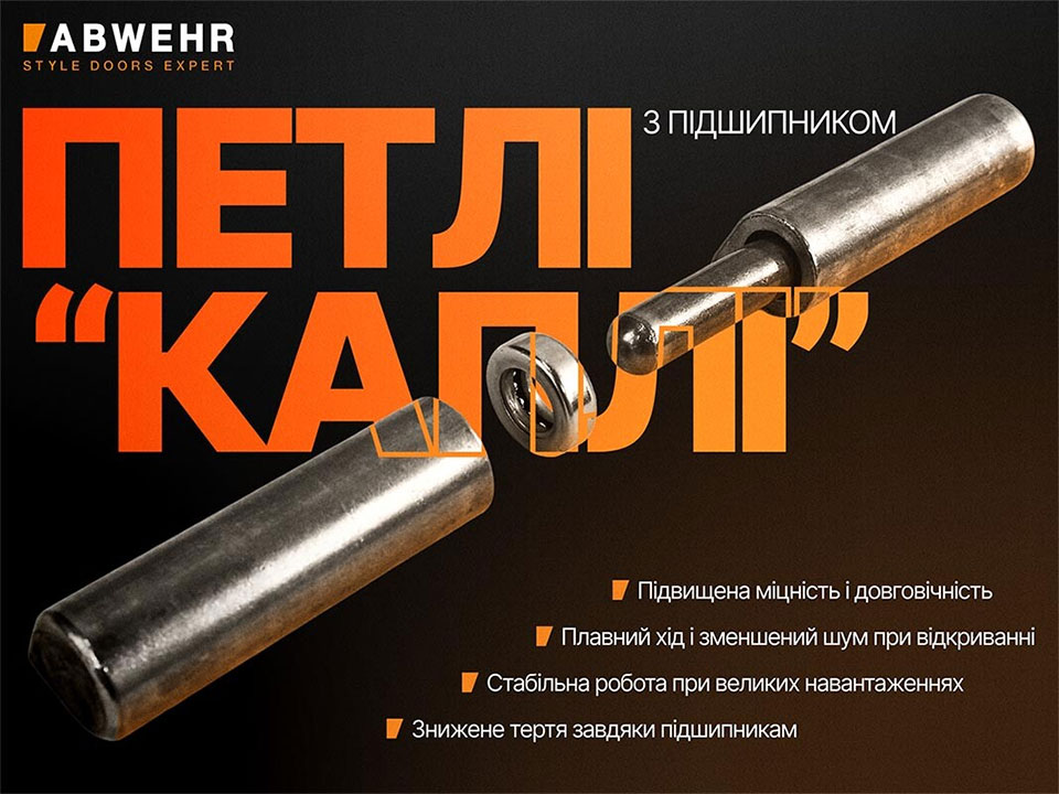 Петлі з підшипником