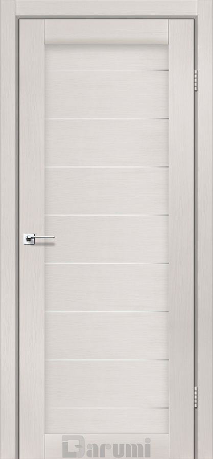 Міжкімнатні двері Darumi Leona (Дуб ольс) скло сатин