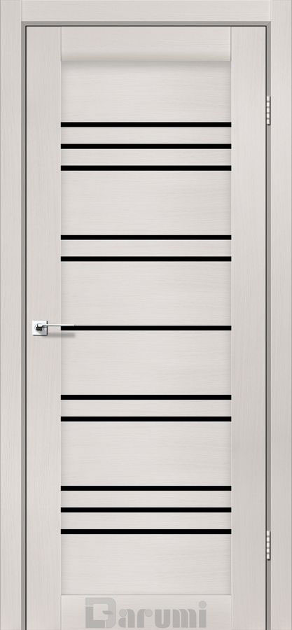 Міжкімнатні двері Darumi Versal (Дуб ольс) чорне скло