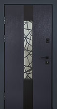 Вхідні двері ABWEHR Bionica LP 3 Вулиця зі склопакетом