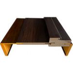 Лиштва плоска з крилом МДФ ТЕЛЕСКОП Basic R2 (75х10х2150 мм) комплект на 1 сторону
