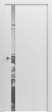 Міжкімнатні двері Rodos Grand ДП Paint-6 дзеркало (білий мат АКР)