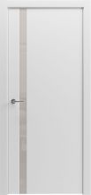 Міжкімнатні двері Rodos Grand ДП Paint-6 скло лате (білий мат АКР)