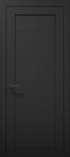 Міжкімнатні двері Папа Карло Tetra T-04 (Чорний матовий)
