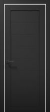 Міжкімнатні двері Папа Карло Tetra T-04 (Чорний матовий)