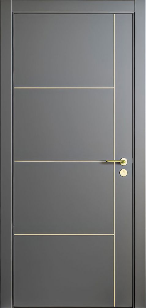 Міжкімнатні двері Omega Lines L3 Gold RAL 7037
