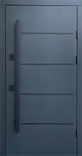 Вхідні двері Qdoors Street Горизонталь, метал Антрацит