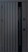 Вхідні двері Qdoors Street Арт 3k, RAL 8019